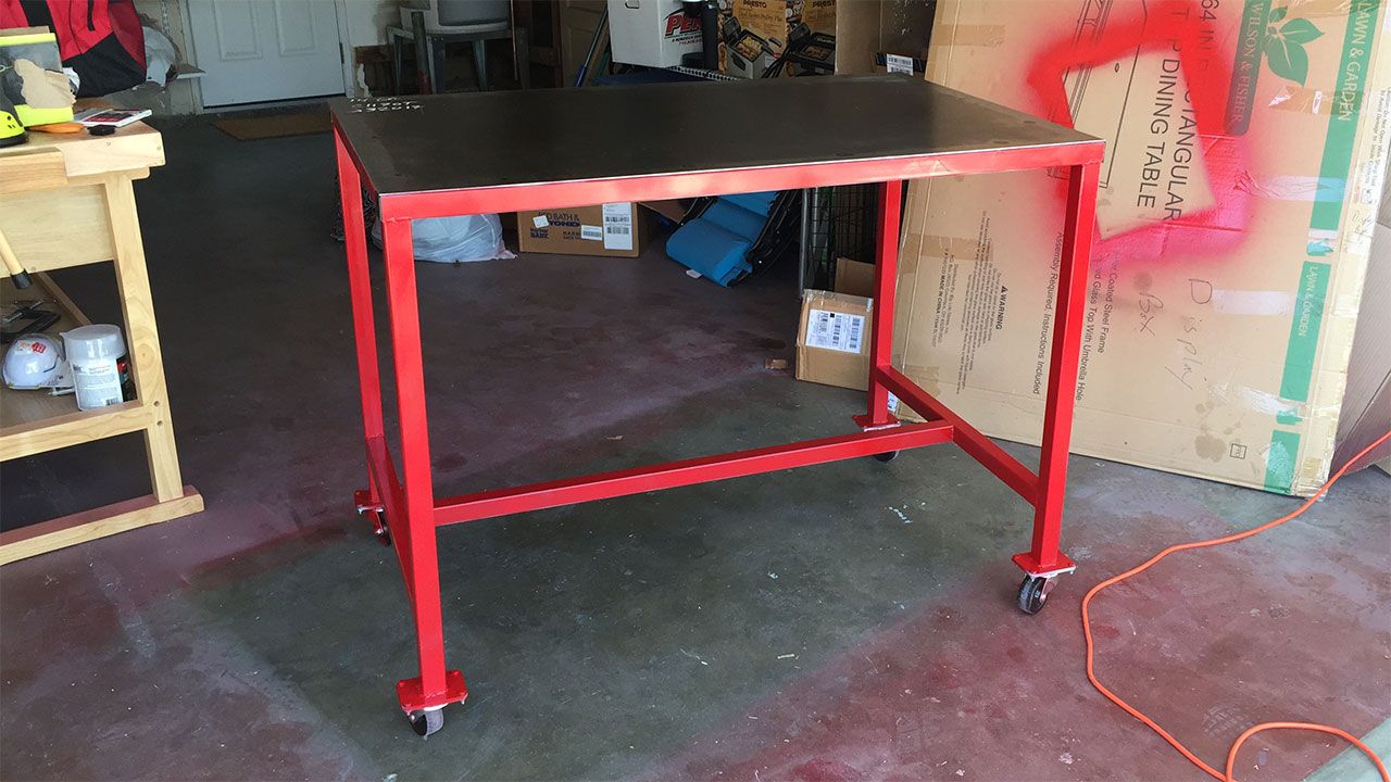 Building a Welding Table | Evan Li